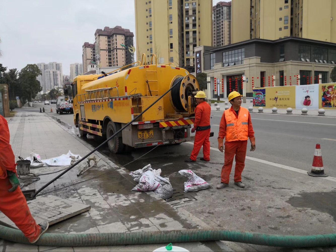 五家渠排污管道清淤-管道清洗